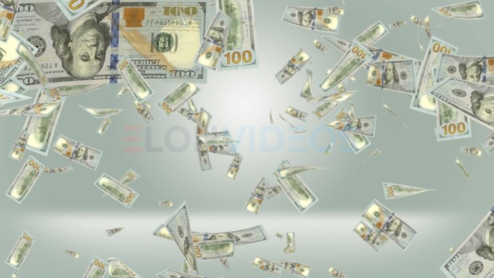 US Dollar Note Background in 4K - stock footage preview